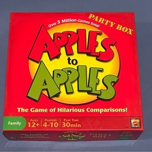 Mattel Red and Green Card Game Apples to Apples